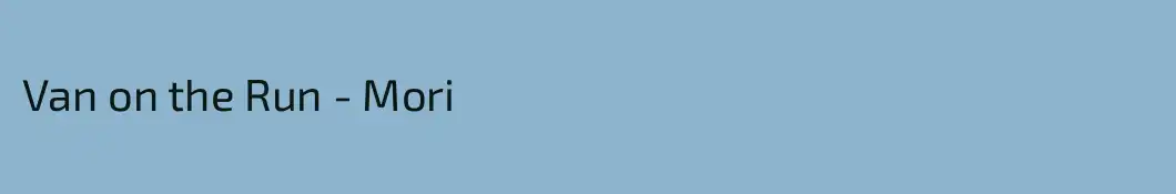 Van on the Run - Mori